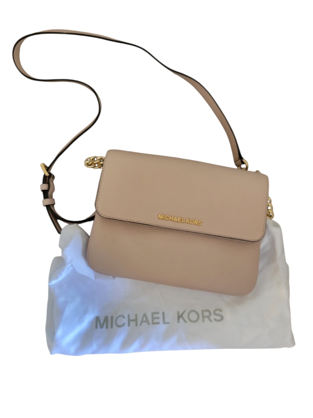 Michael Kors Pink Crossbody Bag - Sleek Leather Shoulder Purse